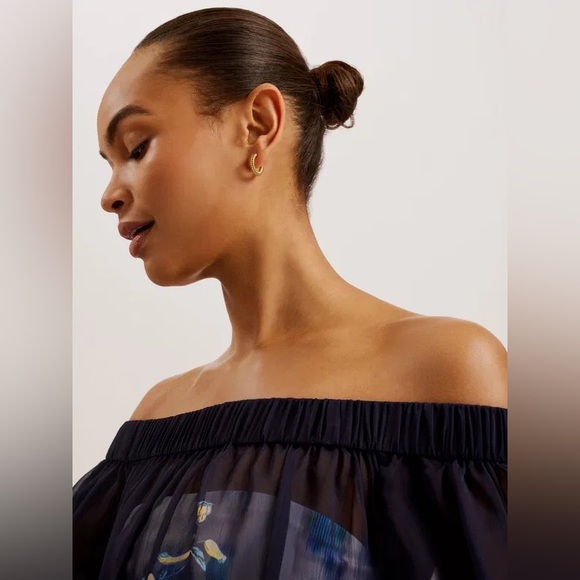 Ted Baker Sabrinn Off The Shoulder Cover Up NWT - Picture 5 of 5